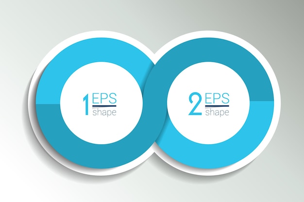Devops infinity infographic 2 step options template scheme diagram chart