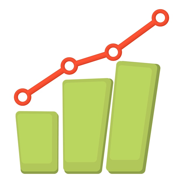 Diagram icon Cartoon illustration of diagram vector icon for web