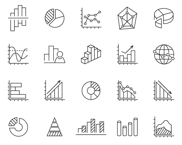 Diagram icon vector illustration Analysis icon on isolated background Statistics sign concept