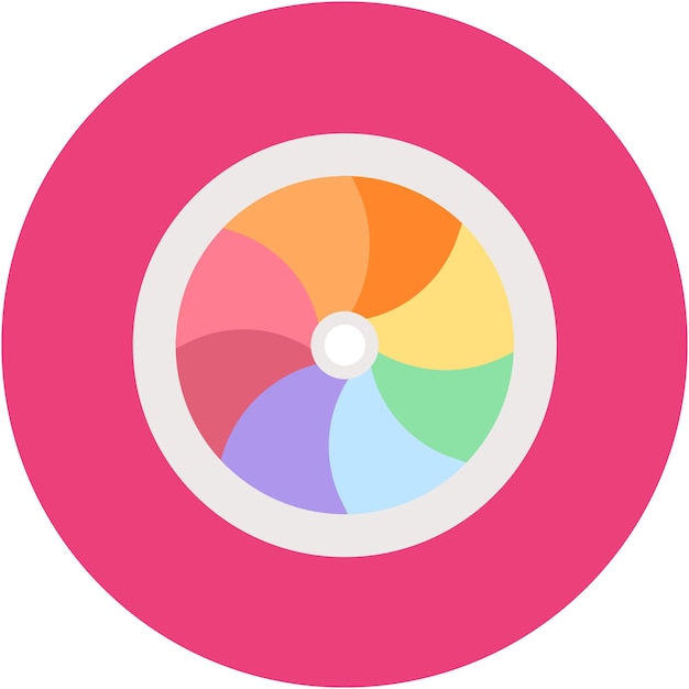 Diaphragm Vector Illustration Style