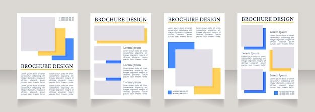 Dietary recommendations blank brochure layout design. Healthcare. Vertical poster template set with empty copy space for text. Premade corporate reports collection. Editable flyer paper pages