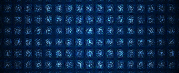 Digitaaliteknologian tausta Digitaalisen datan neliö sininen kuvio pikselitausta