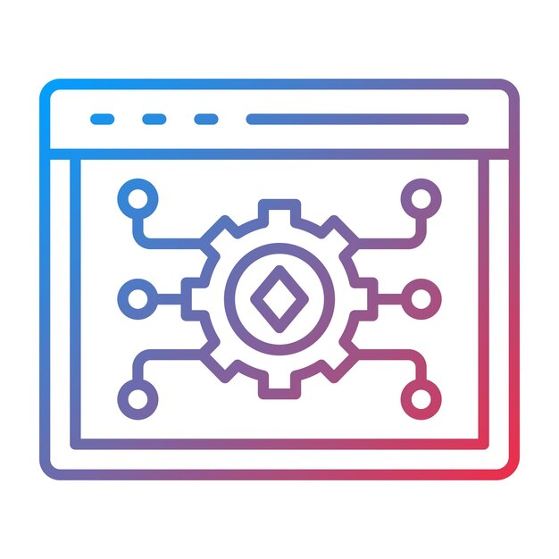 digital asset management icon vector image can be used for marketing technology