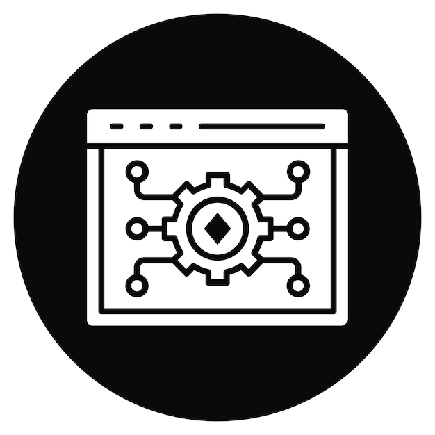digital asset management icon vector image can be used for marketing technology