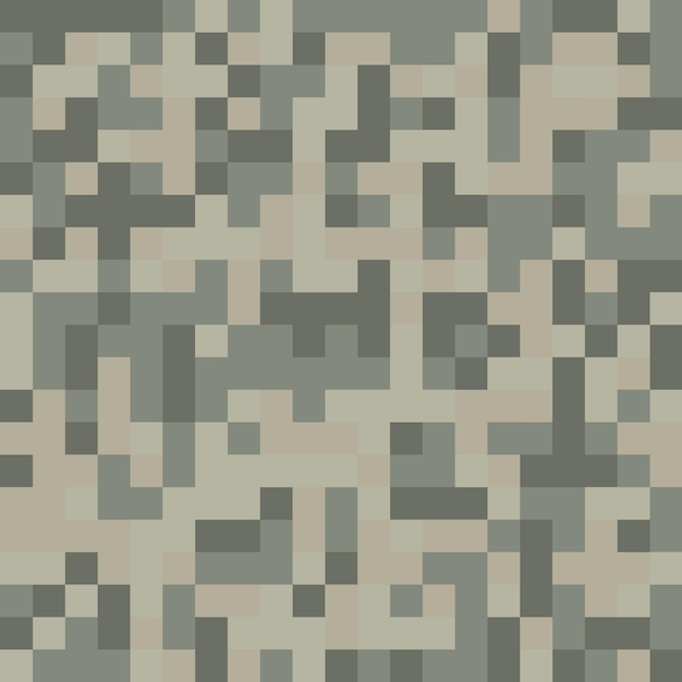 digital camouflage seamless vector pattern pixel grid for military themes and creative ideas