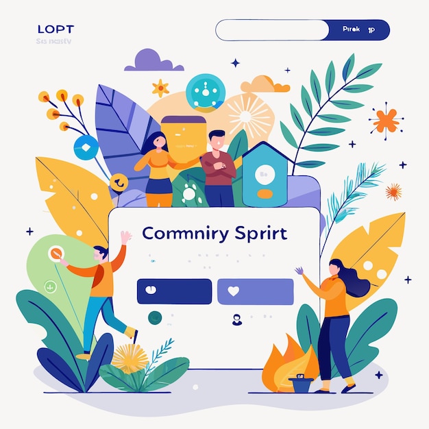 digital marketing vector illustration data analysis and web management