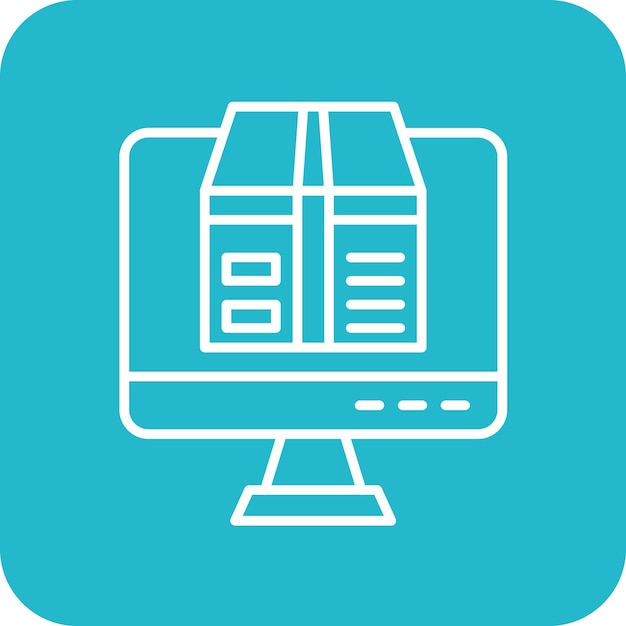digital product icon vector image can be used for shopping and ecommerce