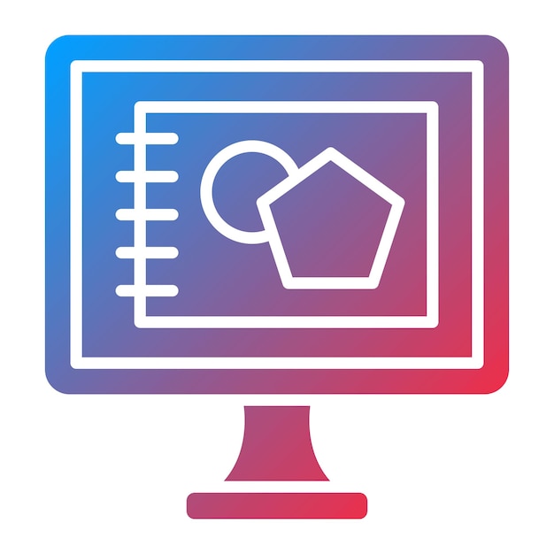 Digital Sketch icon vector image Can be used for User Experience