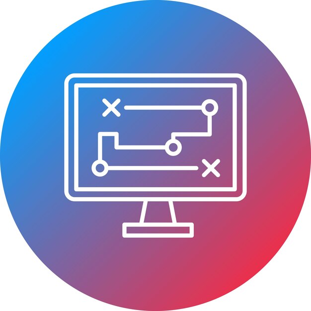 digital strategy icon vector image can be used for digital marketing