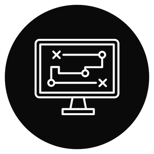 digital strategy icon vector image can be used for digital marketing