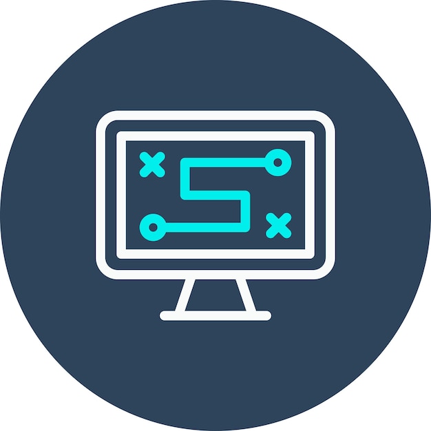 digital strategy vector icon can be used for digital marketing iconset