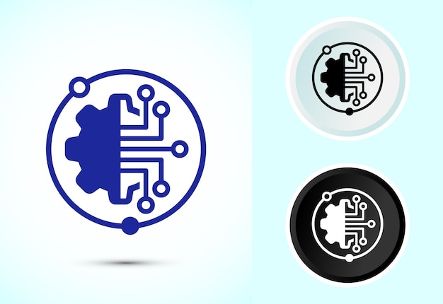 Digital transformation icon Digitalization sign suitable for mobile apps and web designs