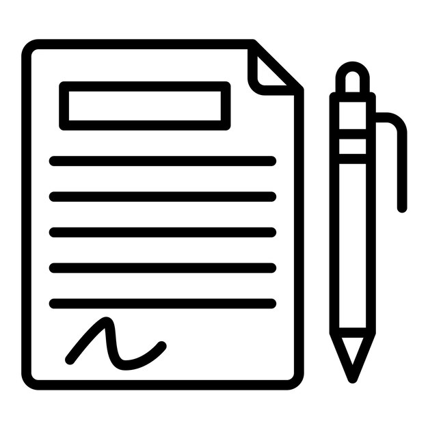 Dirty Contract Vector Illustration Style