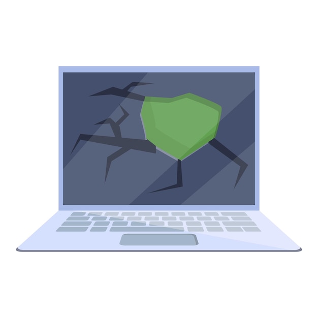 Display laptop repair icon Cartoon of Display laptop repair vector icon for web design isolated on white background