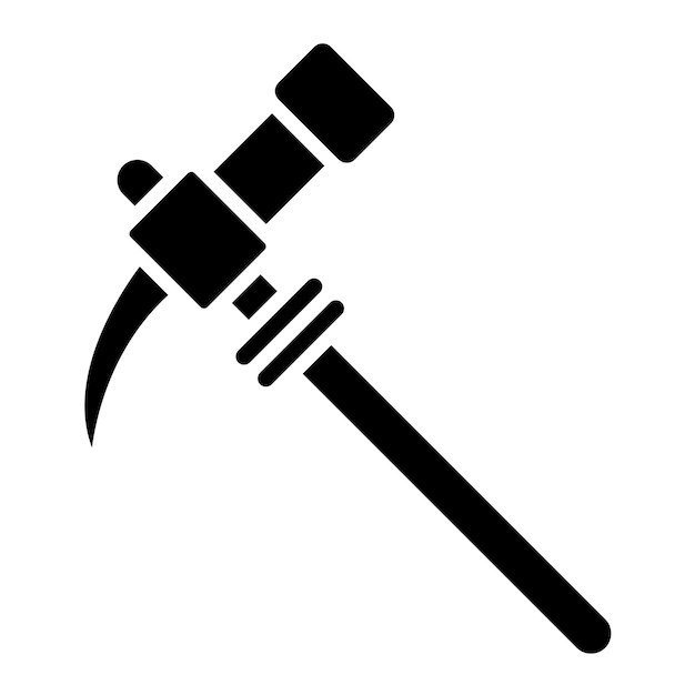 Diy Glyph Solid Black Illustration