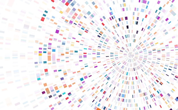 Dna test infographic Genome sequence map