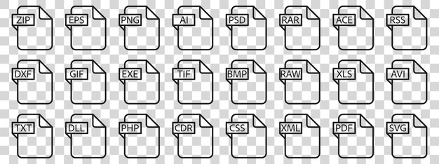 Document File Type Format line