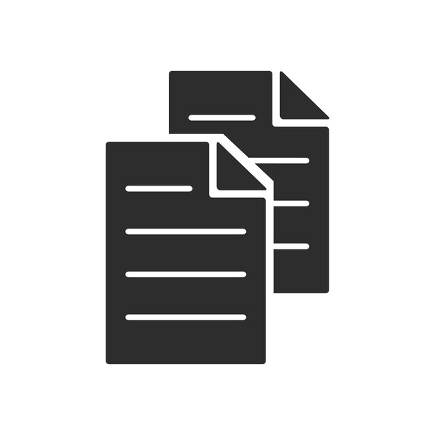 document icon design vector template