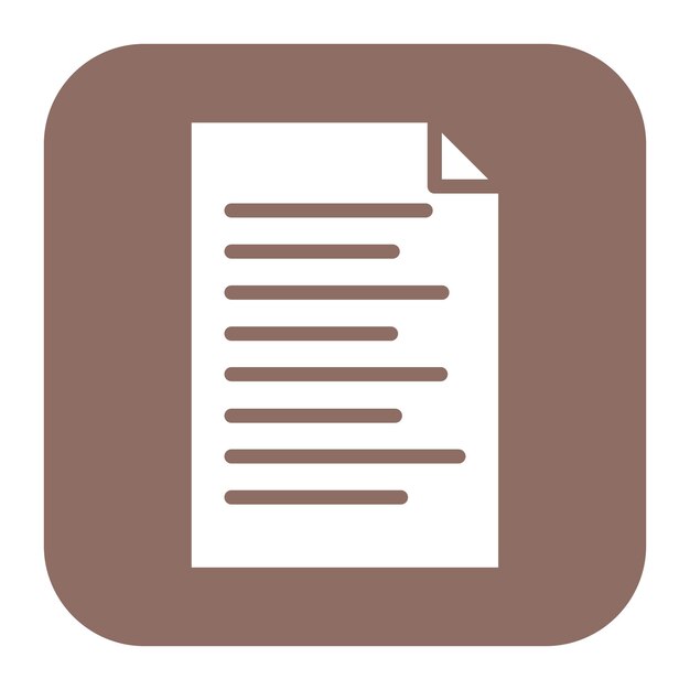 Document icon vector image Can be used for Documents And Files