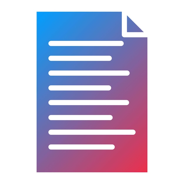 document icon vector image can be used for documents and files