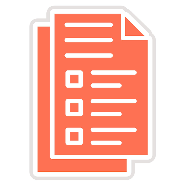 Document Vector Icon Design Illustration