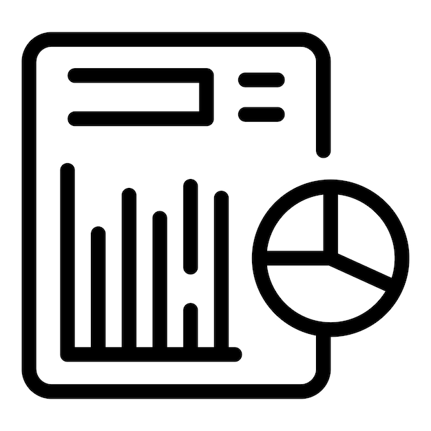 Document with charts showing market analysis and financial report