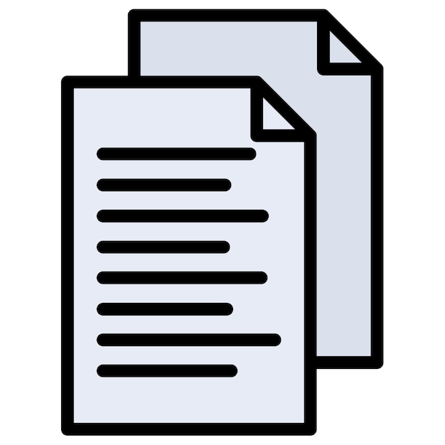 Documents icon vector image Can be used for Documents And Files