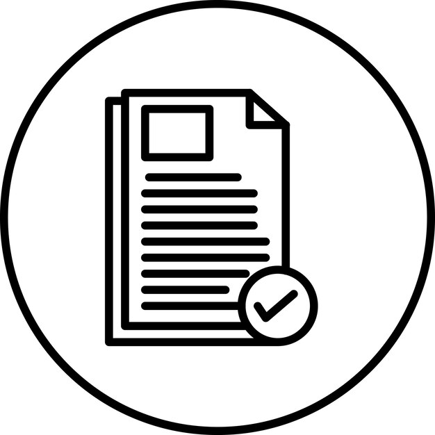 Documents vector icon illustration of Crime and Law iconset