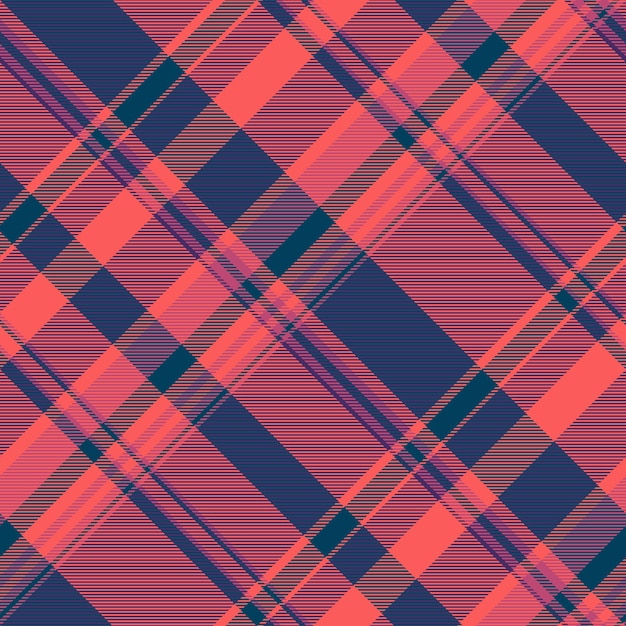 Dogtooth seamless background fabric dye textile texture check Primary vector plaid pattern tartan in red and violet colors