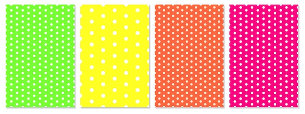 Dot pattern set. Baby background. Polka dot pattern.