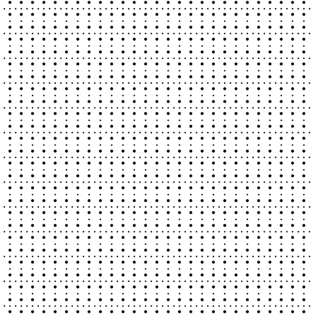 dots seamless pattern line art