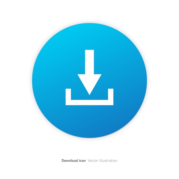 Download Button Icon design Vector illustration