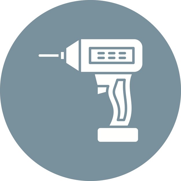 Drill icon vector image Can be used for Home Improvements