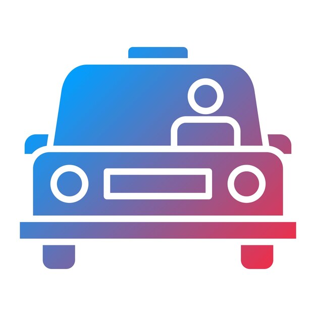driving icon vector image can be used for map and navigation