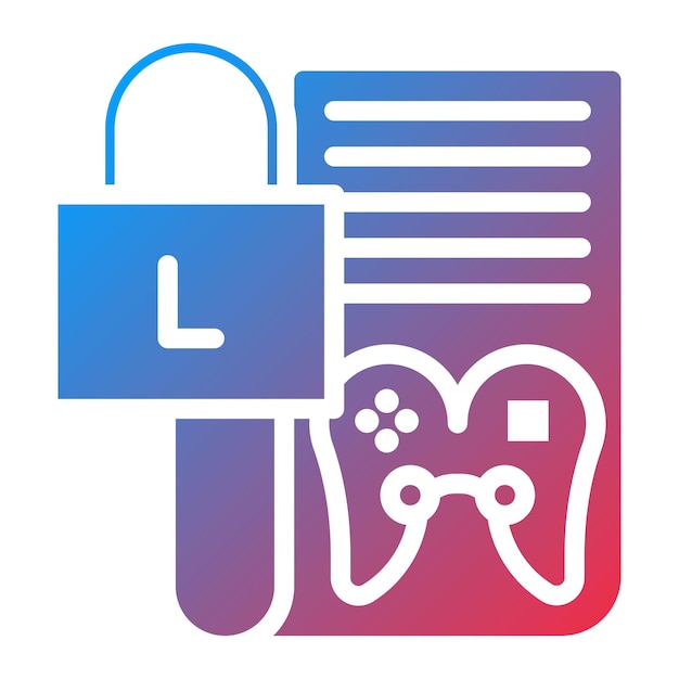 Drm icon vector image Can be used for Game Development