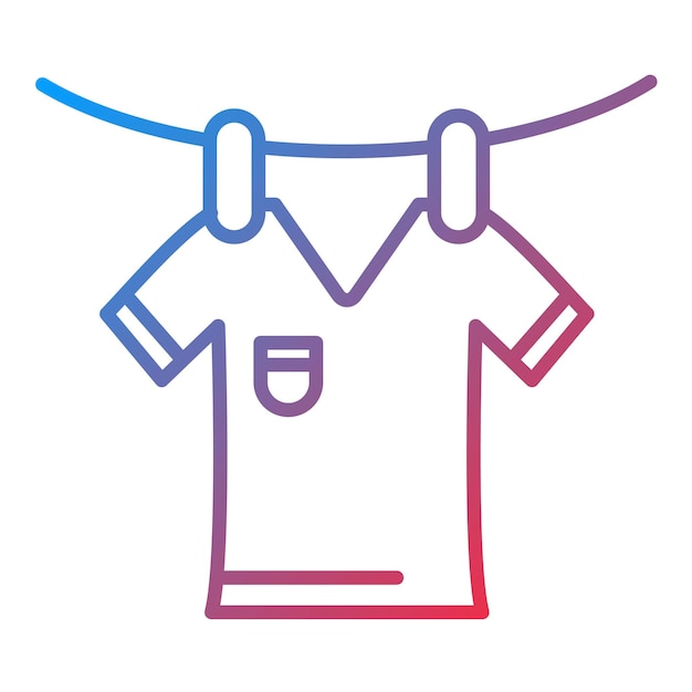 drying clothes icon vector image can be used for hygiene routine