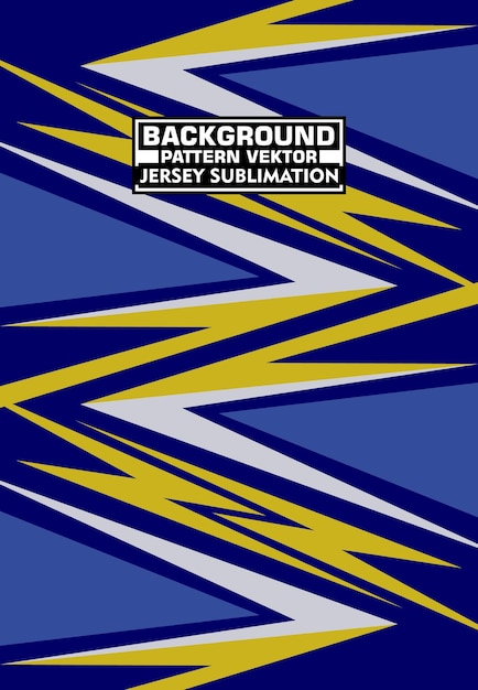 dynamic abstract jersey sublimation with zigzag lightning design