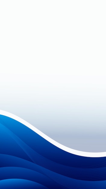 Dynamic and modern abstract background with vertical flowing blue waves