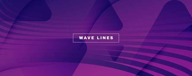 Dynamic background with abstract geometric shapes and wave lines
