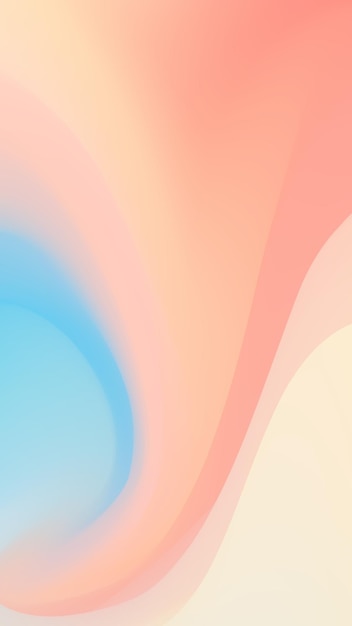 Dynamic flowing waves on a colorful gradient mesh