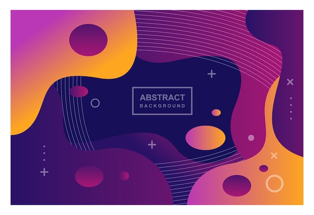 dynamic gradient abstract background of purple and orange color