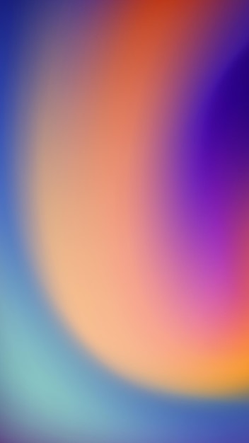 Dynamic vibrant waves on a smooth gradient mesh background
