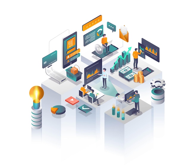 E-commerce online sales and shopping training