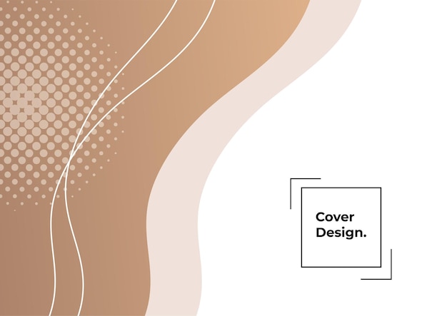 earth tone color gradient geometric background. minimal abstract background with memphis element. dynamic shapes composition