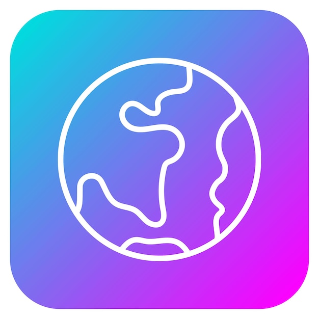 Earth vector icon Can be used for Education iconset