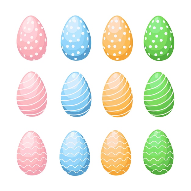 Easter eggs set