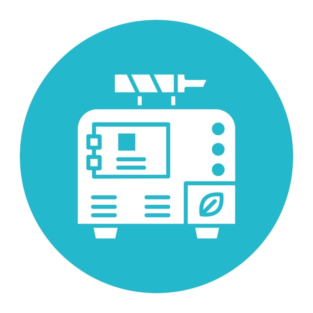 eco generator vector illustration