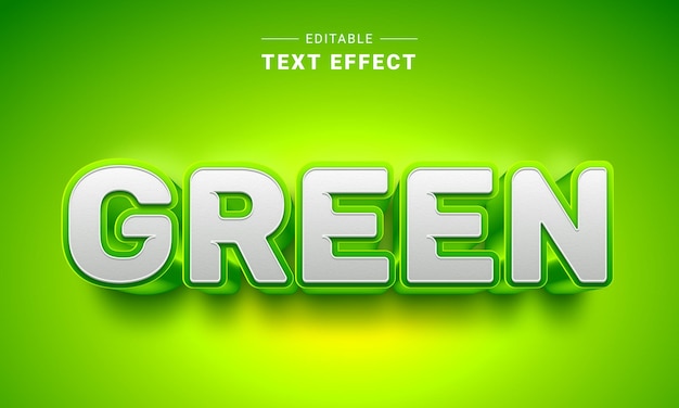 Editable 3D Modern Trendy Text Effect