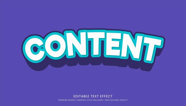 editable 3d text effect template bold typography and abstract style use for logo brand