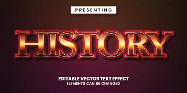 editable font effect text